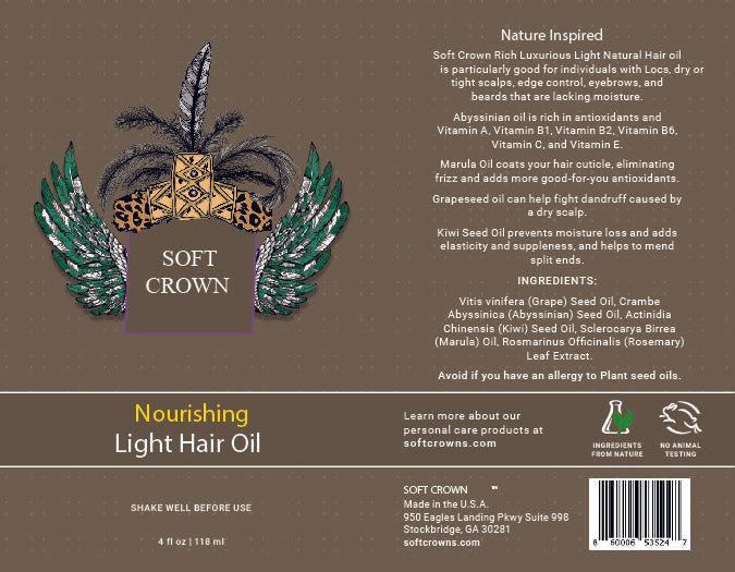 Soft Crown Light Nourishing Hair Oil